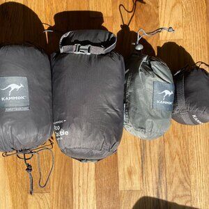 KAMMOK ADVENTURE BUNDLE! double hammock, rain tarp, straps, carabiners, mat